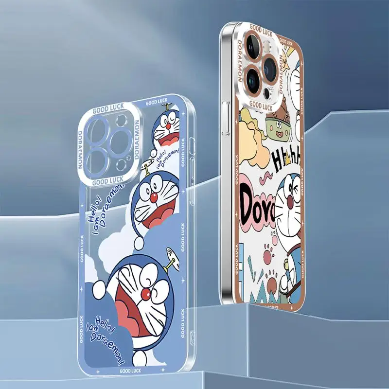 Etui na telefon Cute Doraemons Cover do Honor X7b X9b X8a X9a 5G X8 90 Lite Clear Soft Shell