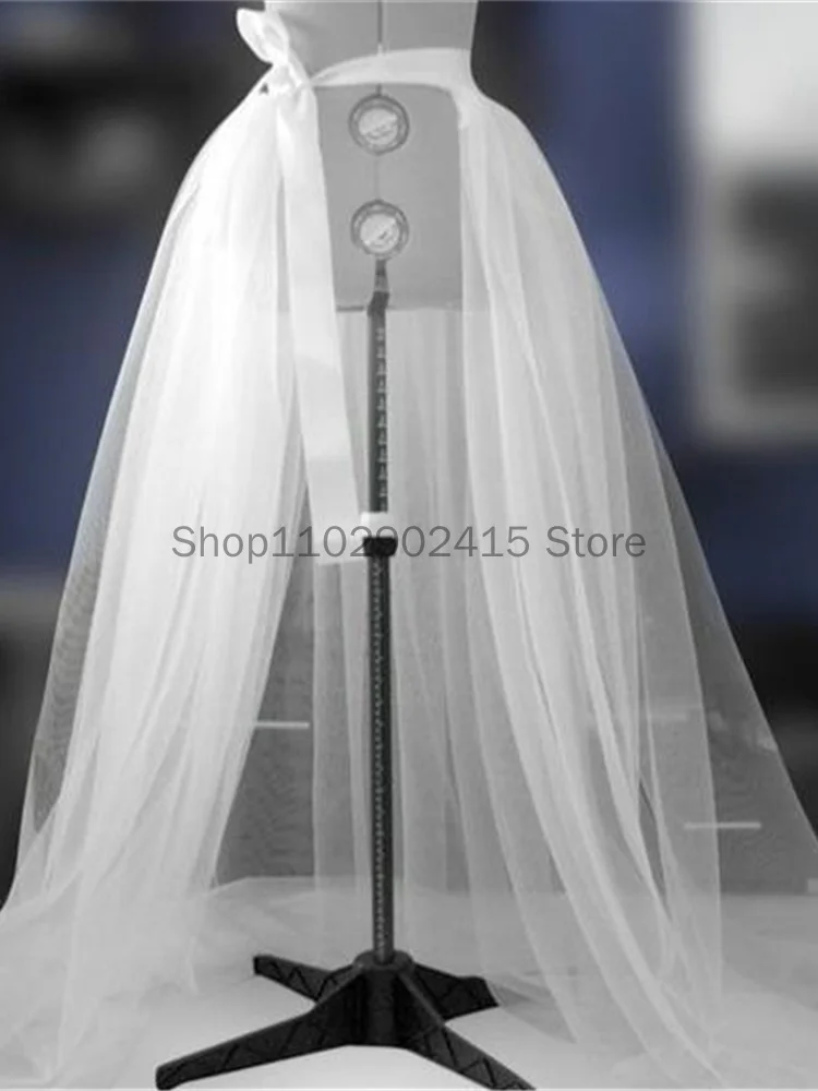 Retro Vrouwen Tule Lange Rok Bruiloft Feest Prom Bandage Mesh Maxi Rok Effen Kleur Mode Womens Rokken Veteraan Bandage Rokken