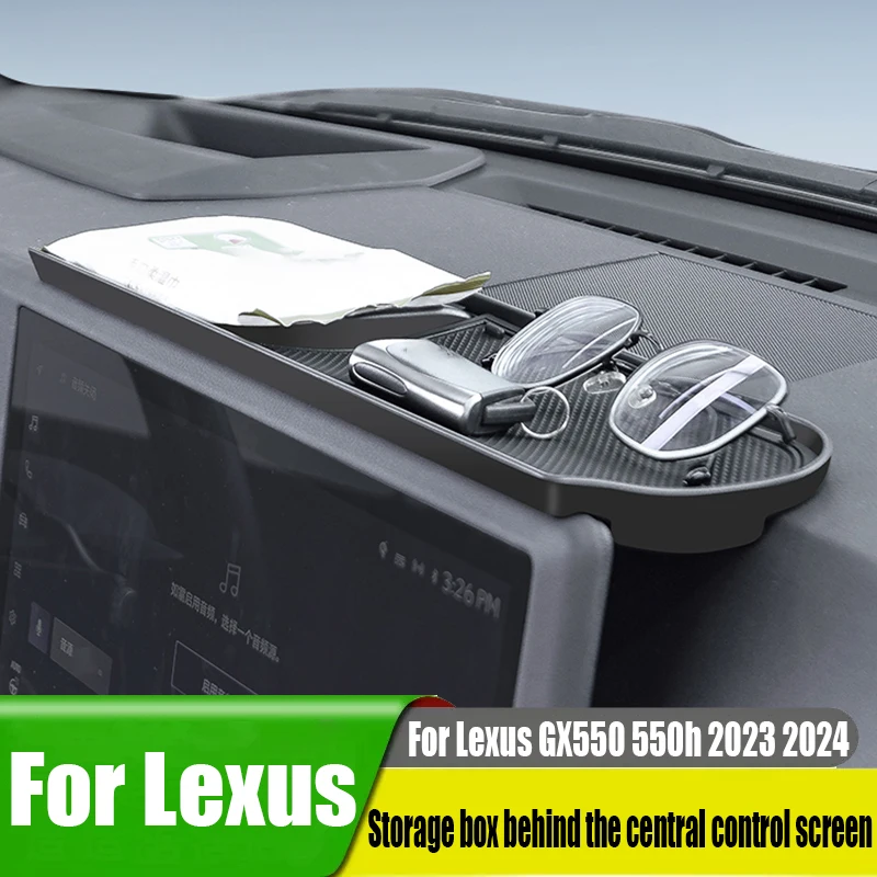 For Lexus GX550 550h 2023 2024 rear storage box of central control screen car interior decoration products ABS material