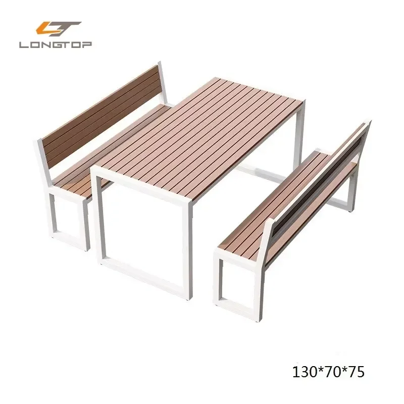 Customized Camping Kitchen Beer Pong Table Modern Able Basse Marbre Outdoor Tables with Bench