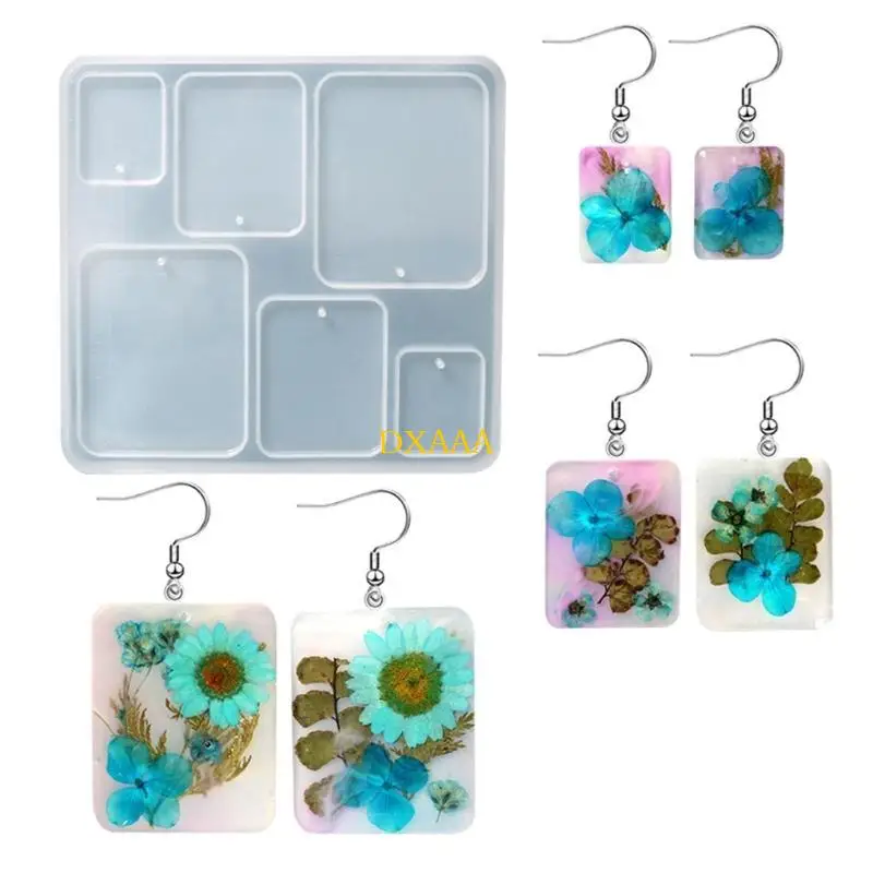 DXAA Jewelry Resin Casting Mold Fashion Pattern Necklace Pendant Earring Crystal