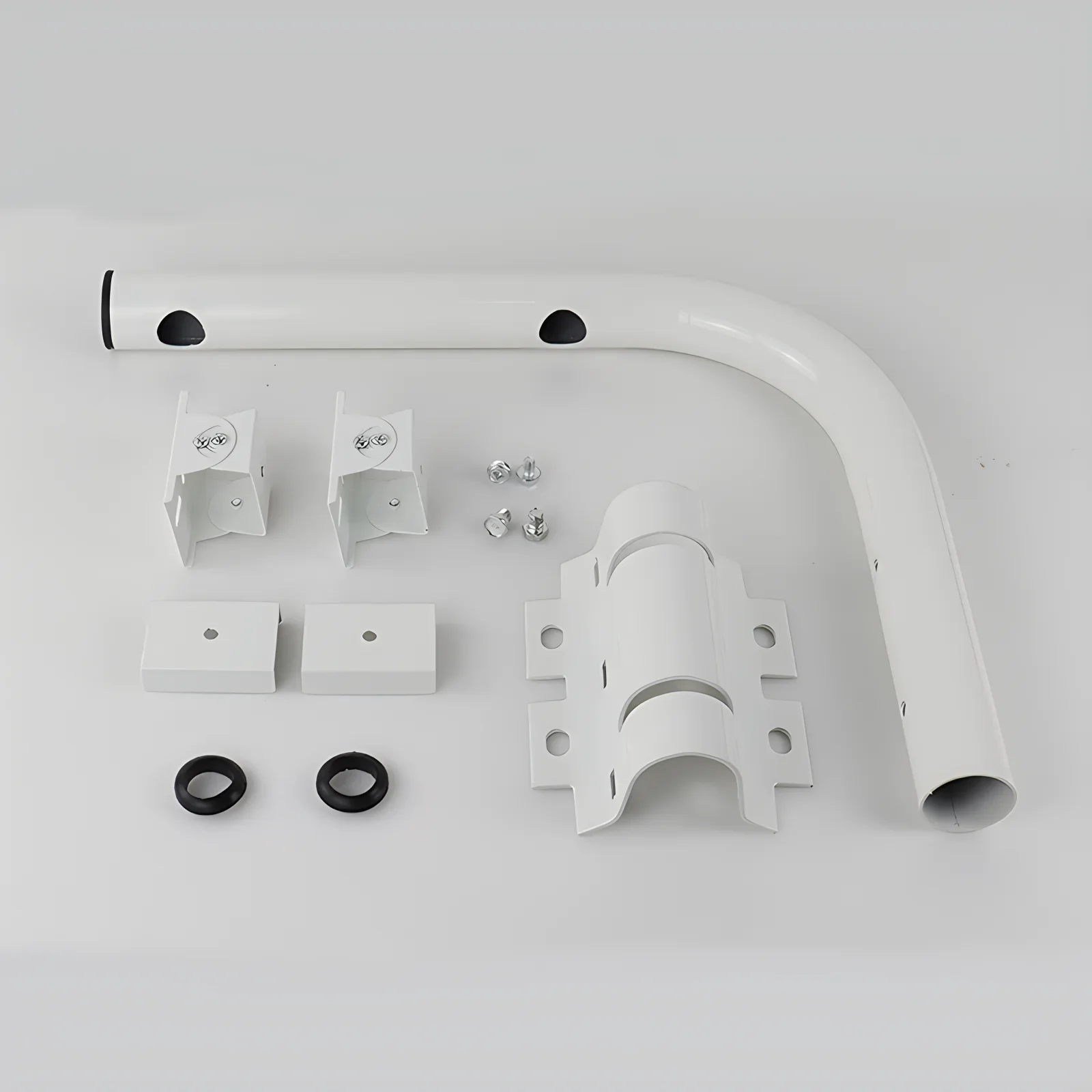 Dual Security Camera Installation Bracket, Outdoor Extended Wall Corner Mounted Pole 40CM