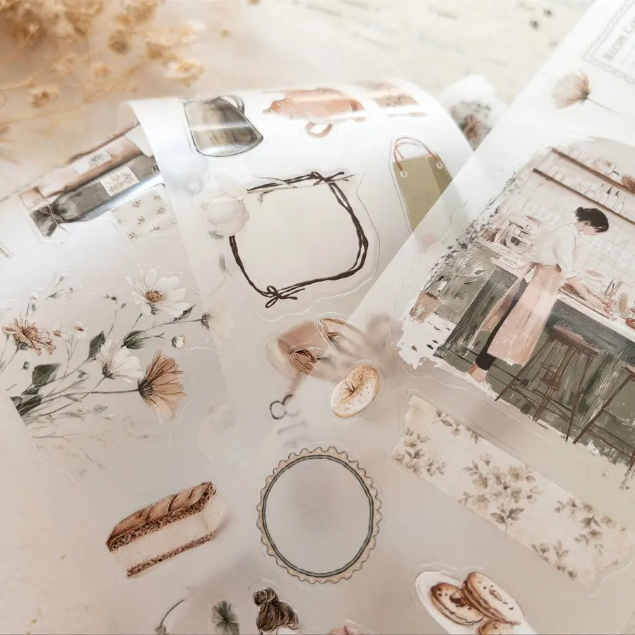 Creawithgaby Studio Vintage Soul Bakery Meadow Breeze Washi Paper Tape Plan DIY Card Making Scrapbooking Decorative Sticker