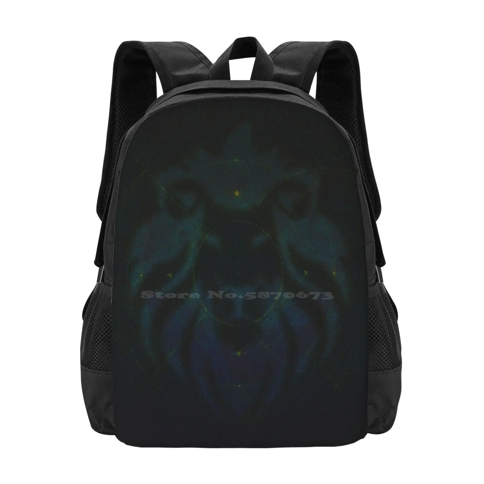 Lions Gamewide : 2-Year Astra Merchandise Fashion Pattern Design Travel Laptop School Backpack Bag Lions Gamewide Gaming