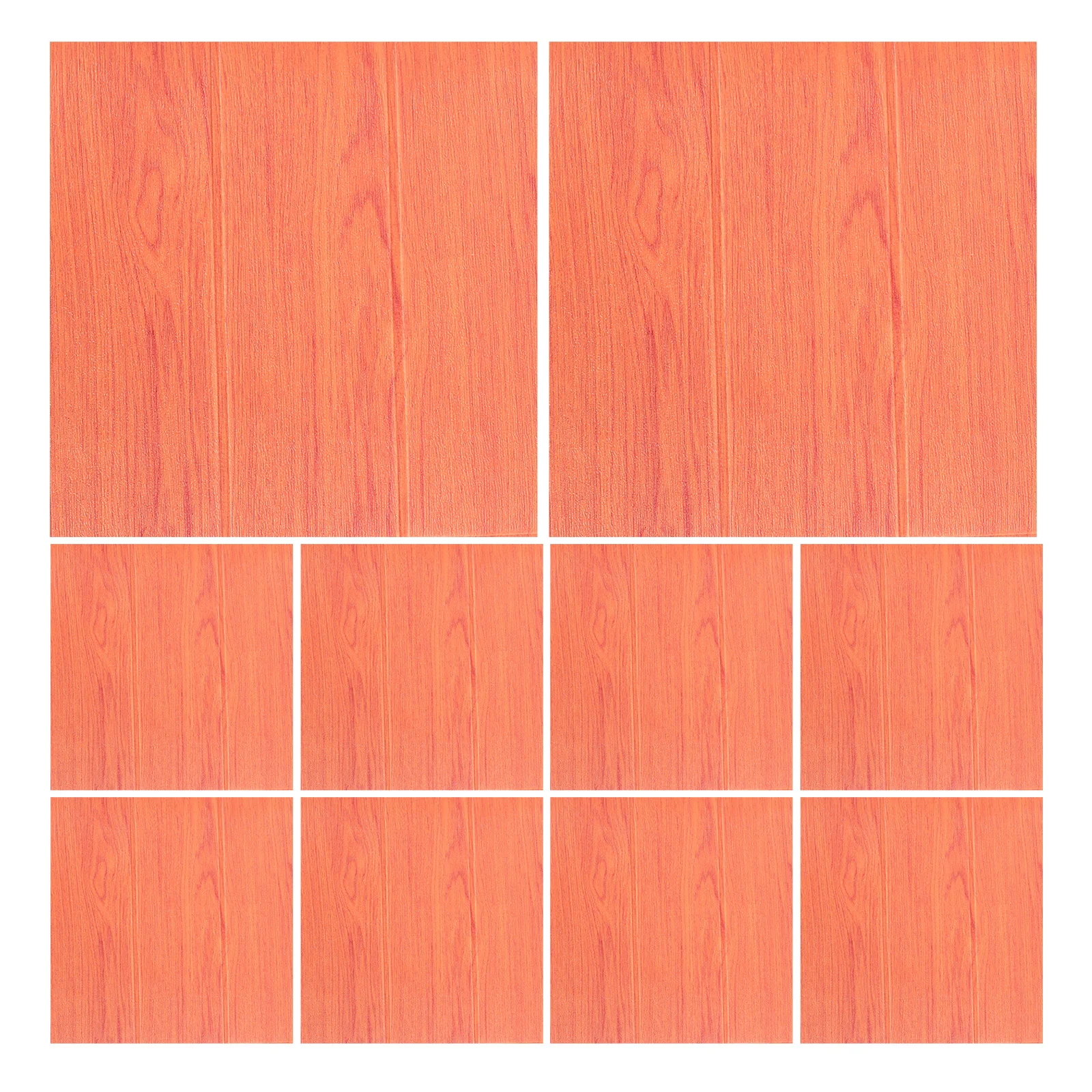 

10Pcs Peel and Stick Faux Brick Wallpaper Self Adhesive 3D Brick Pattern Removable Wall Decals for Living Room Bedroom