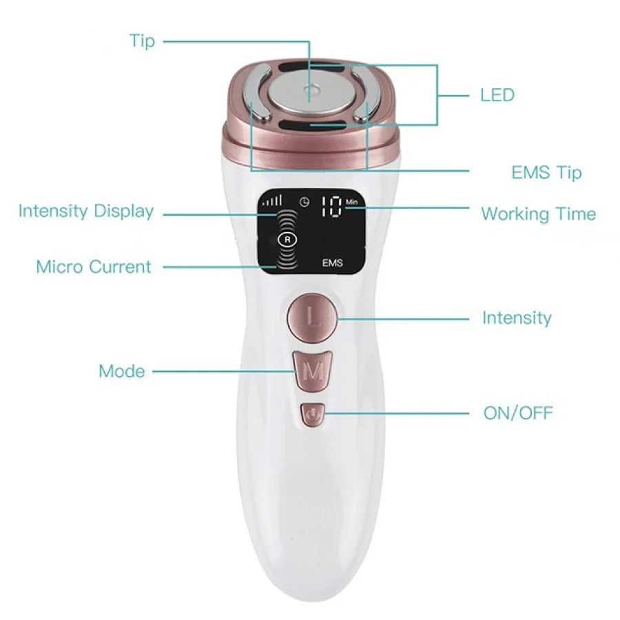 Uso domestico Face Eye Lifting rimozione delle rughe dispositivo di bellezza dimagrante antirughe