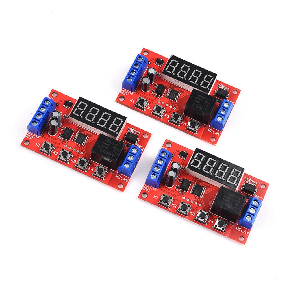 32 Function Digital Timing Relay Delay Trigger Switch Timer Control Switch DC 5V 12V 24V 10A Adjustable Time Delay Relay Module