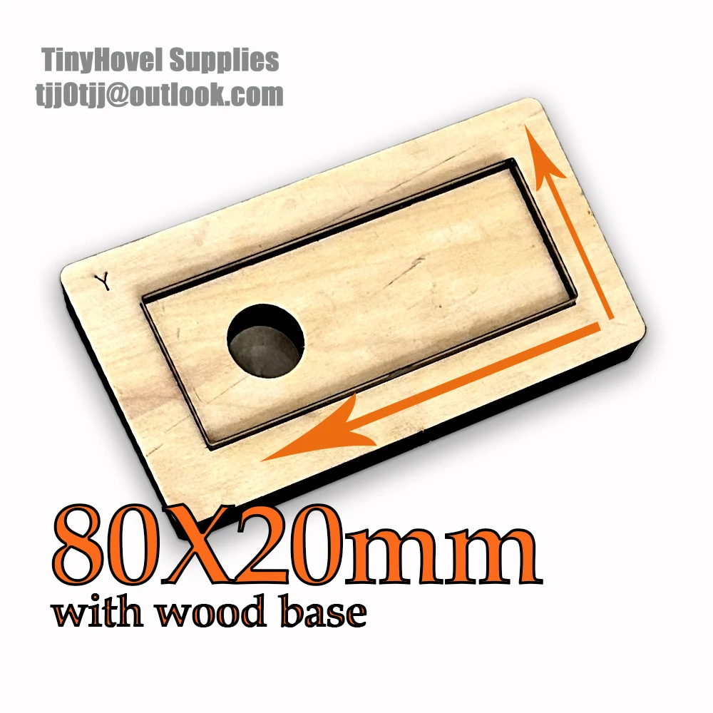 20mm-100mm Rectangle Steel Rule Die Cut, Steel Cutting Mold for Leather, Steel Punch -Cutter for Leather Crafts