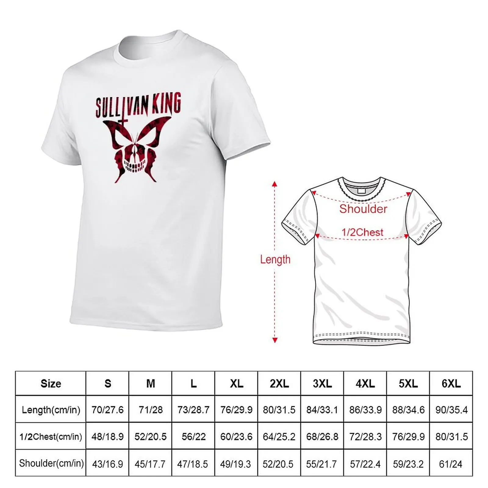 Butterfly King Sullivan T-Shirt Comfortable Workout Short Sleeve Shirt
