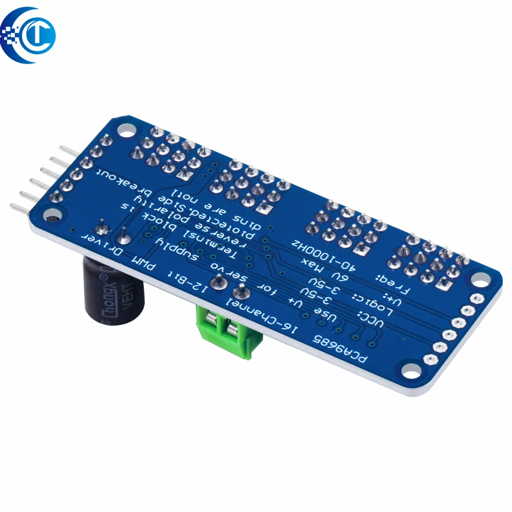CLT 16-Channel 12-Bit PWM/Servo Driver Module (1PCS): PCA9685 I2C Interface – Compatible with Raspberry Pi Shield