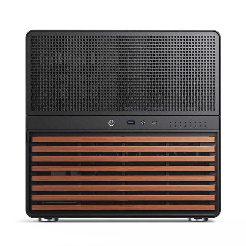 JONSBO N5 Black NAS Case 12 Hard Drive Slots ATX Motherboard Large Power Supply Aluminum Desktop Chassis With Fan