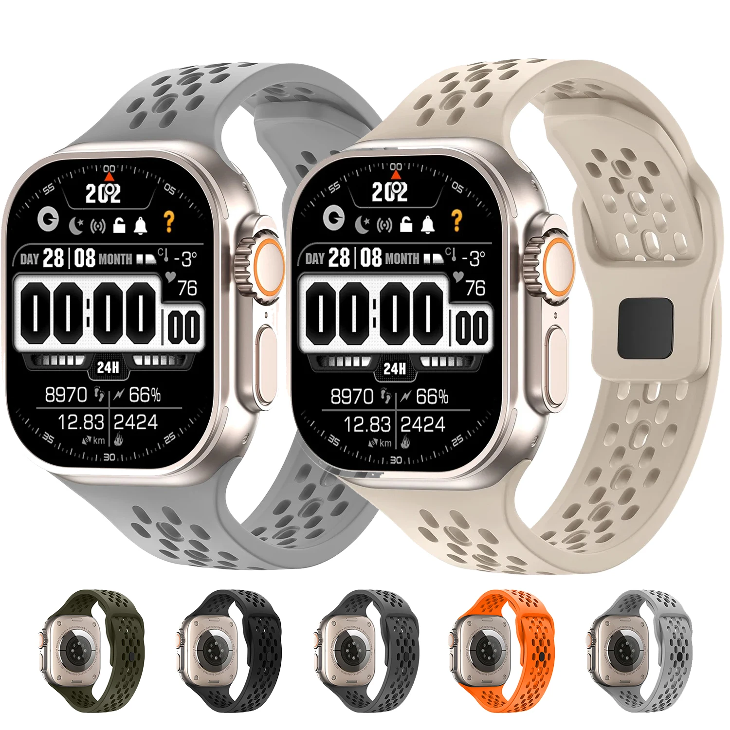 Silikonarmband für Apple Watch Serie 11 10 46 mm 42 mm Armband 44 mm 45 mm 40 mm 38/41 mm Sportarmband iwatch 9 8 7 6 5 SE3 Ultra 49 mm