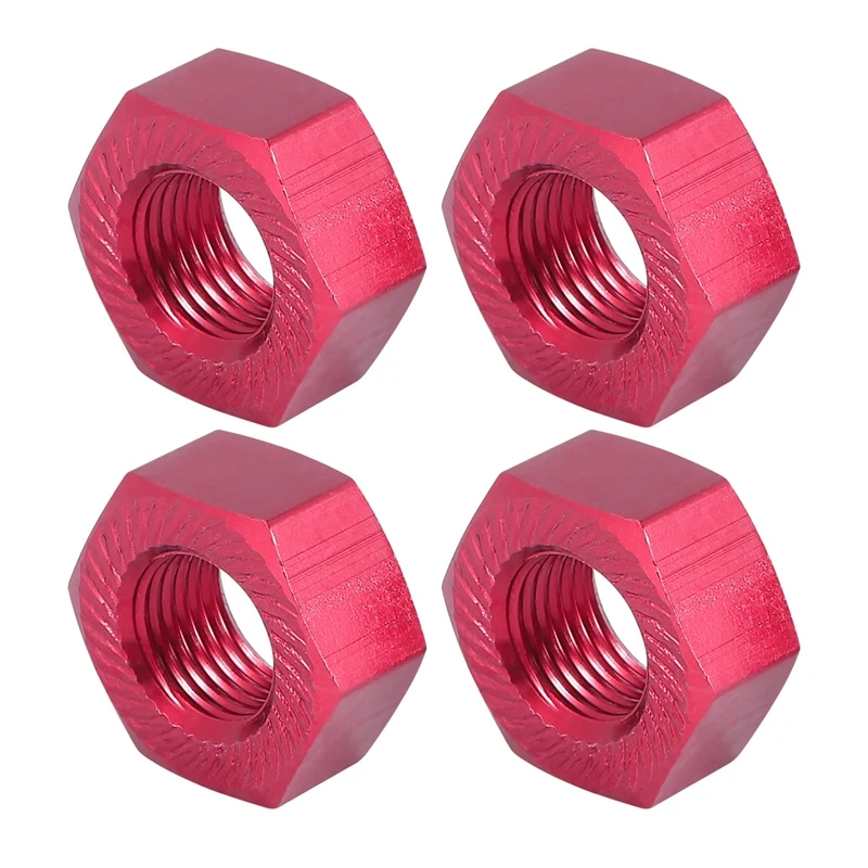 4Pcs 17mm M10 Metal Wheel Hex Nut M10XP1.0 NT002 for JLB Racing CHEETAH 11101 21101 J3 Speed 1/10 RC Car Upgrade Parts