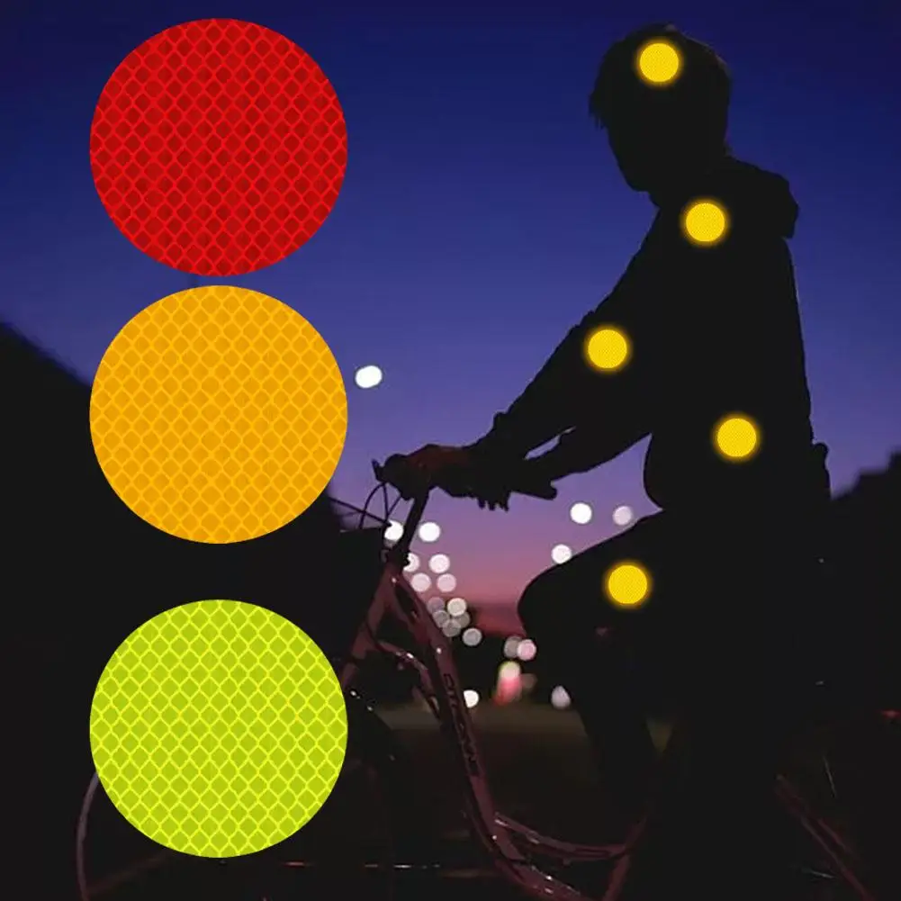 

10PCS Car Body Reflective Stickers Side Safety Warning Anti-collision Door Anti-scratch Stickers and Reflective Protection U2G0