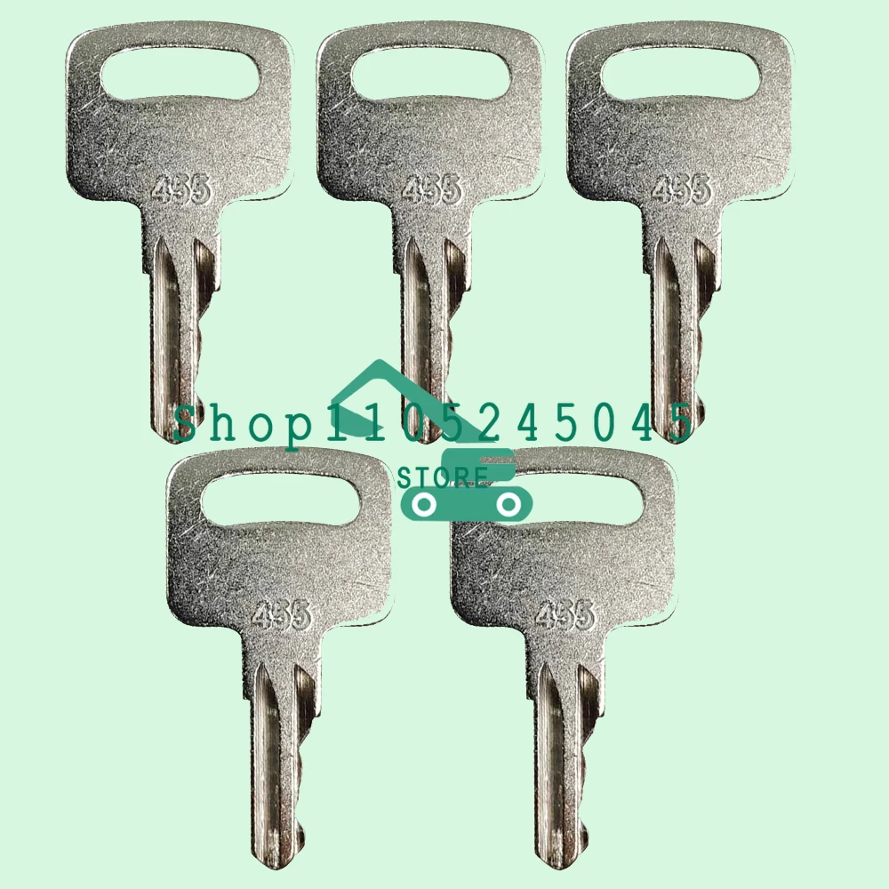 20pc Ignition Key 455 for Scissor Lift Boom Forklift Lift Genie Skyjack Terex Snorkel Manlift Upright Heavy Equipment Key 104466