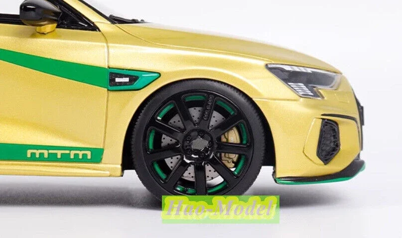 GT Spirit 1/18 For Audi 2022 S3 MTM Resin Diecast Model Car Toys Boys Gifts Birthday Gifts Hobby Display Collection Ornaments