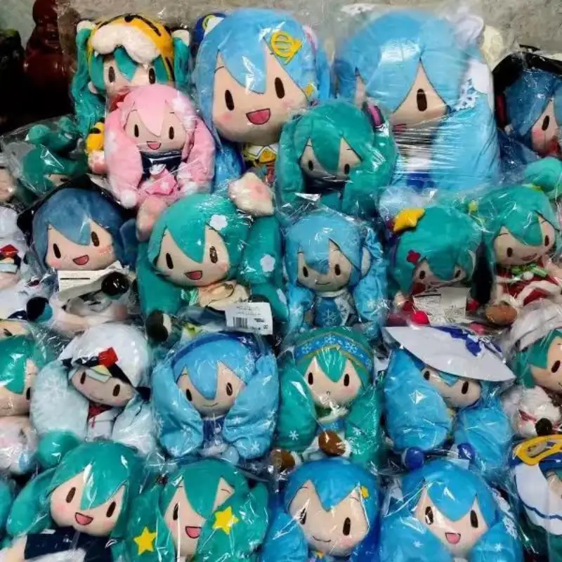 

Оригинальная плюшевая кукла Хатсуне Мику Fufu, белая, безупречная, с узором в виде цветов сакуры, милая плюшевая игрушка, коллекционные подарки