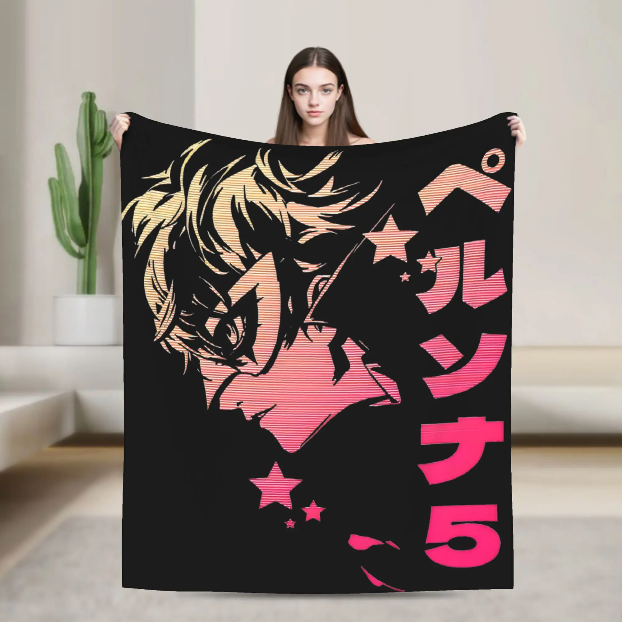 persona The Phantom Thieves Blankets Flannel  Soft Throw Blanket for Home Couch Bed Rug