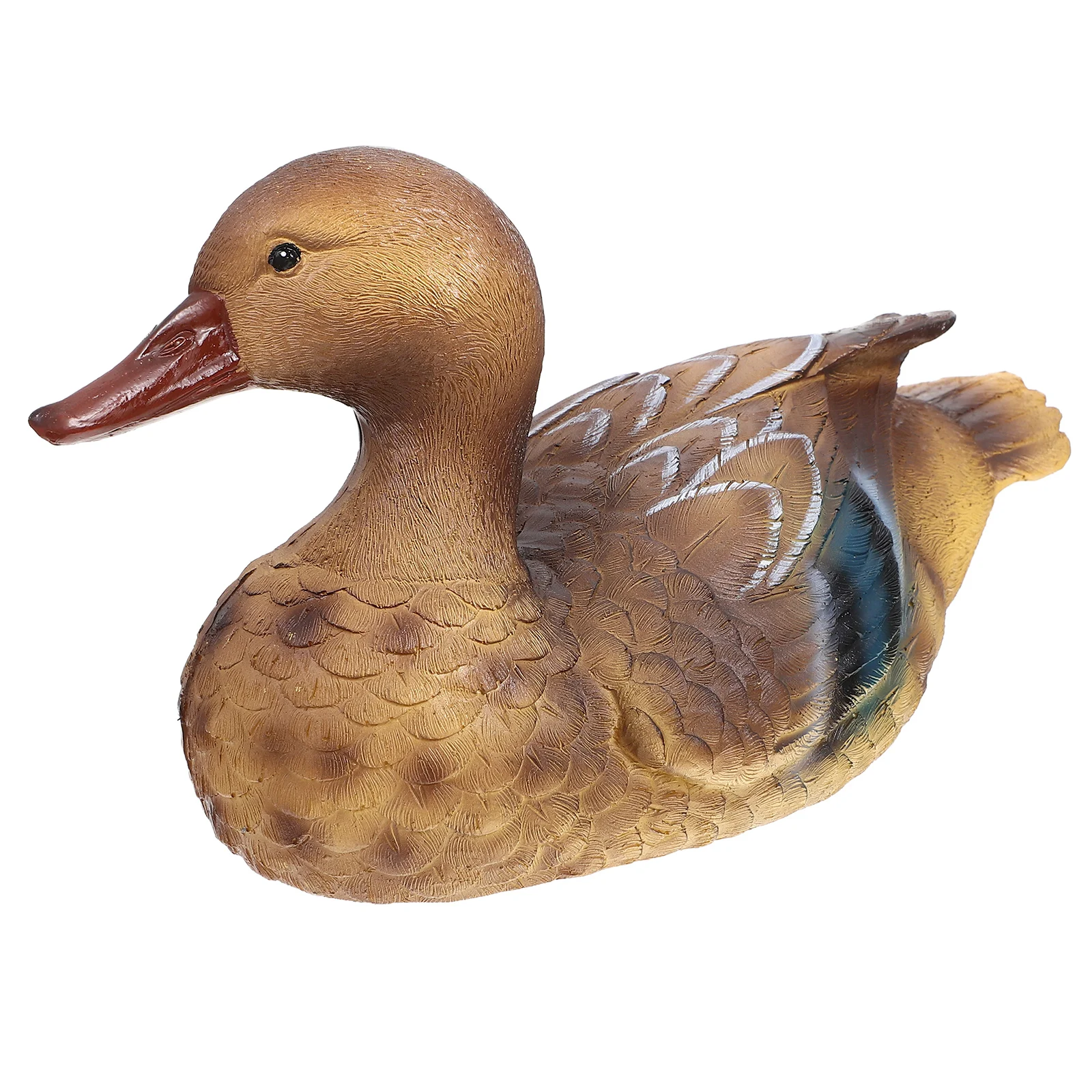 

Simulated Animal Decoration Duck Figurine Premium Resin Garden Statue Sculpture Floating Pond Ornament Home Balcony PoolMandarin