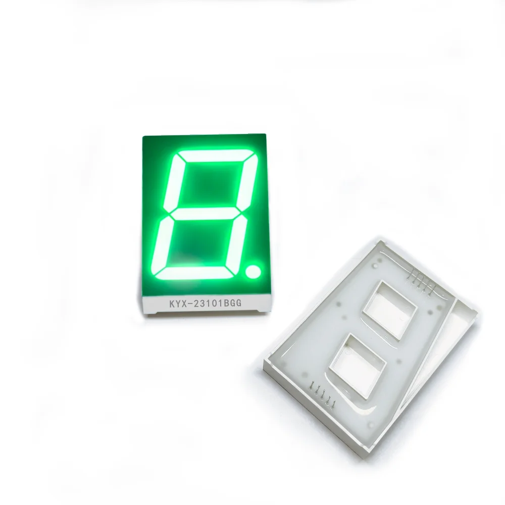 10 sztuk, cyfrowy wyświetlacz o przekątnej 2,3 cala, wymiary 48 mm x 70 mm, cyfrowy ekran, wysokość cyfry „8” 56,8 mm, 7-segmentowy cyfrowy wyświetlacz, seria 23101. — zdjęcie produktu 5