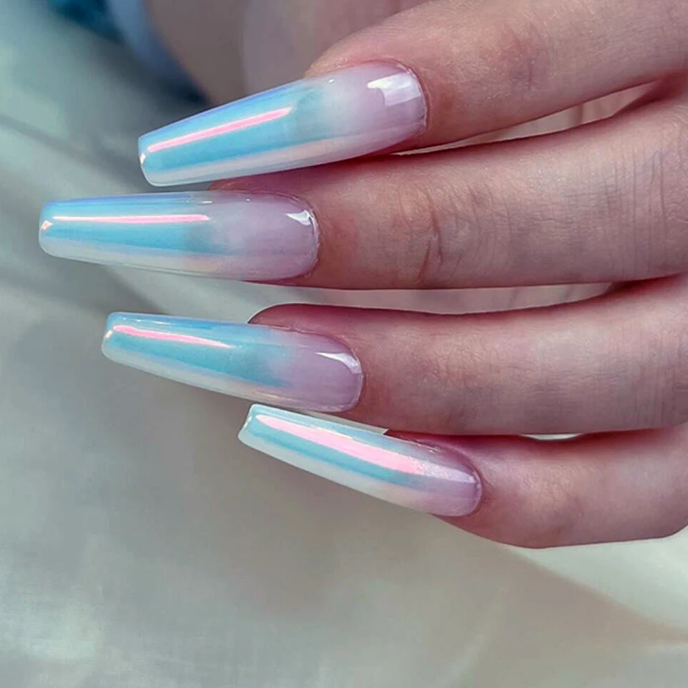 0.2 g/caixa 6 cores verão aurora prego glitter super brilhante néon polarizado pigmento diy ultra fino sereia espelho cromo rubingdust