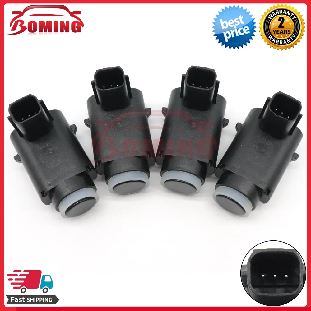 

Set of 4 Car Assist PDC Parking Sensor Bumper Reverse Assist For Cadillac 22743186