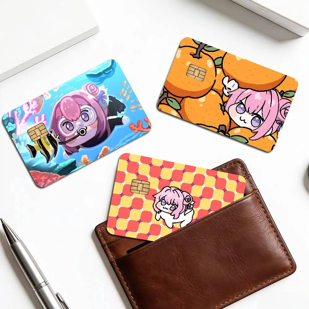 D-Doro Cute N-NIKKES Fashion Matte Gold Silver Black Matte Film Skin Sticker Tape for Bank Credit Debit Card