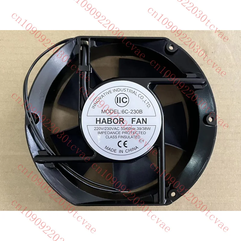 

Охлаждающий вентилятор для сварочного аппарата HABOR FAN 6C-230B 220 В 39/38 Вт 17 см 17251
