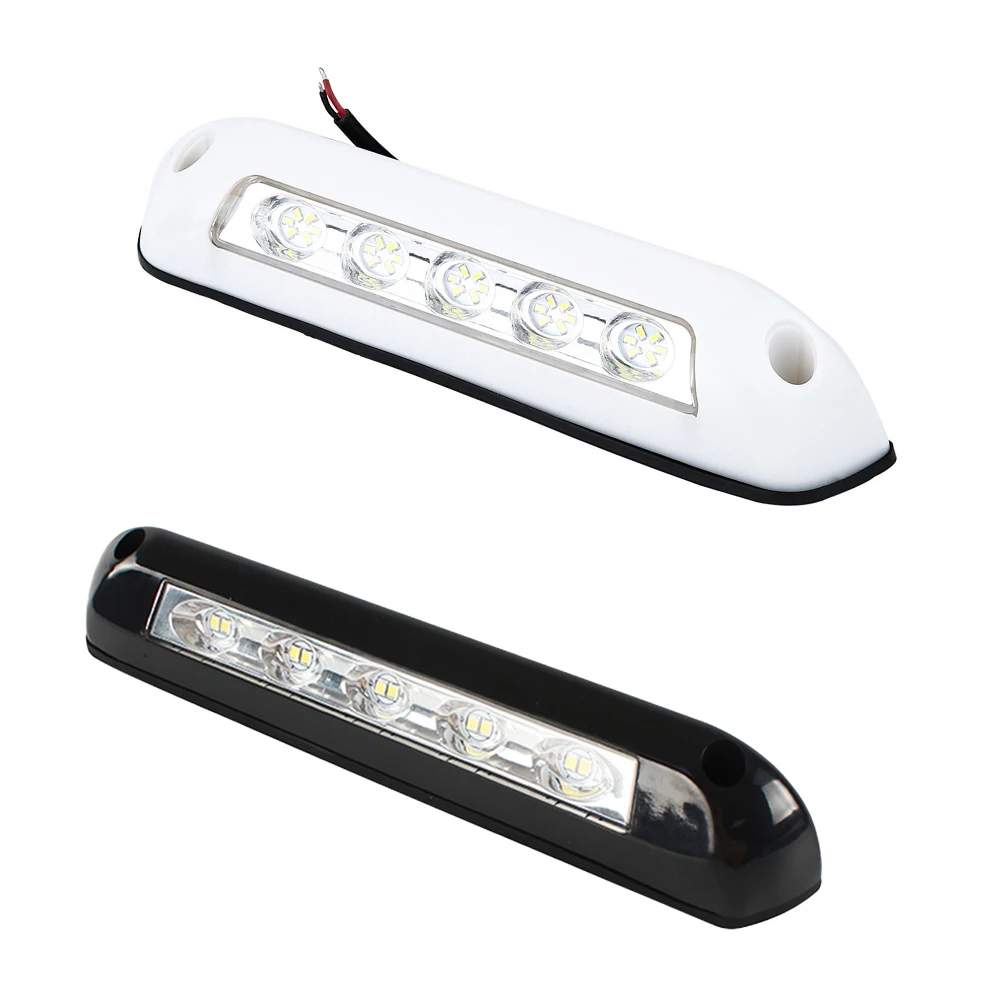 Lámparas de pared interiores para autocaravana, 12V, 8W, luces impermeables para toldo, 10LED, luz para porche exterior, renovación de RV, iluminación exterior