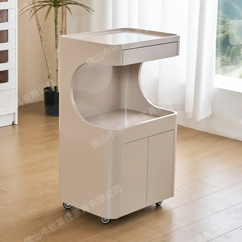 Beauty salon special trolley skin management plastic surgery advanced light luxury instrument tool cart mobile push rack