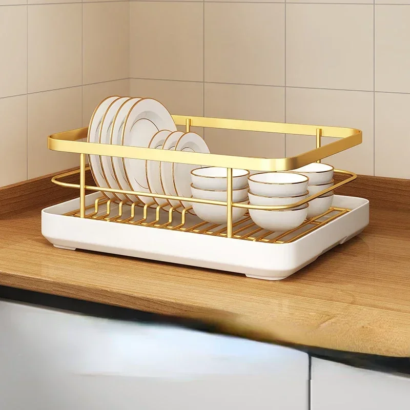 

Kitchen Dish Drainer Cupboard Chopsticks Organizer Countertop Sink Shelf Organizer Shelf