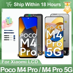 NEW For  Xiaomi Poco M4 Pro LCD 2201117PG Display Touch Screen For Poco M4 Pro 5G LCD 21091116AG Digitizer Replace Parts