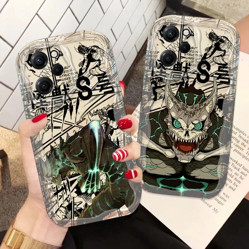 

Kaiju No 8 Kafka For Xiaomi Redmi Note 13 12 12S 11S 11 10 9 8 10A 9C Pro Plus 5G Wave Oil Cover Phone Case