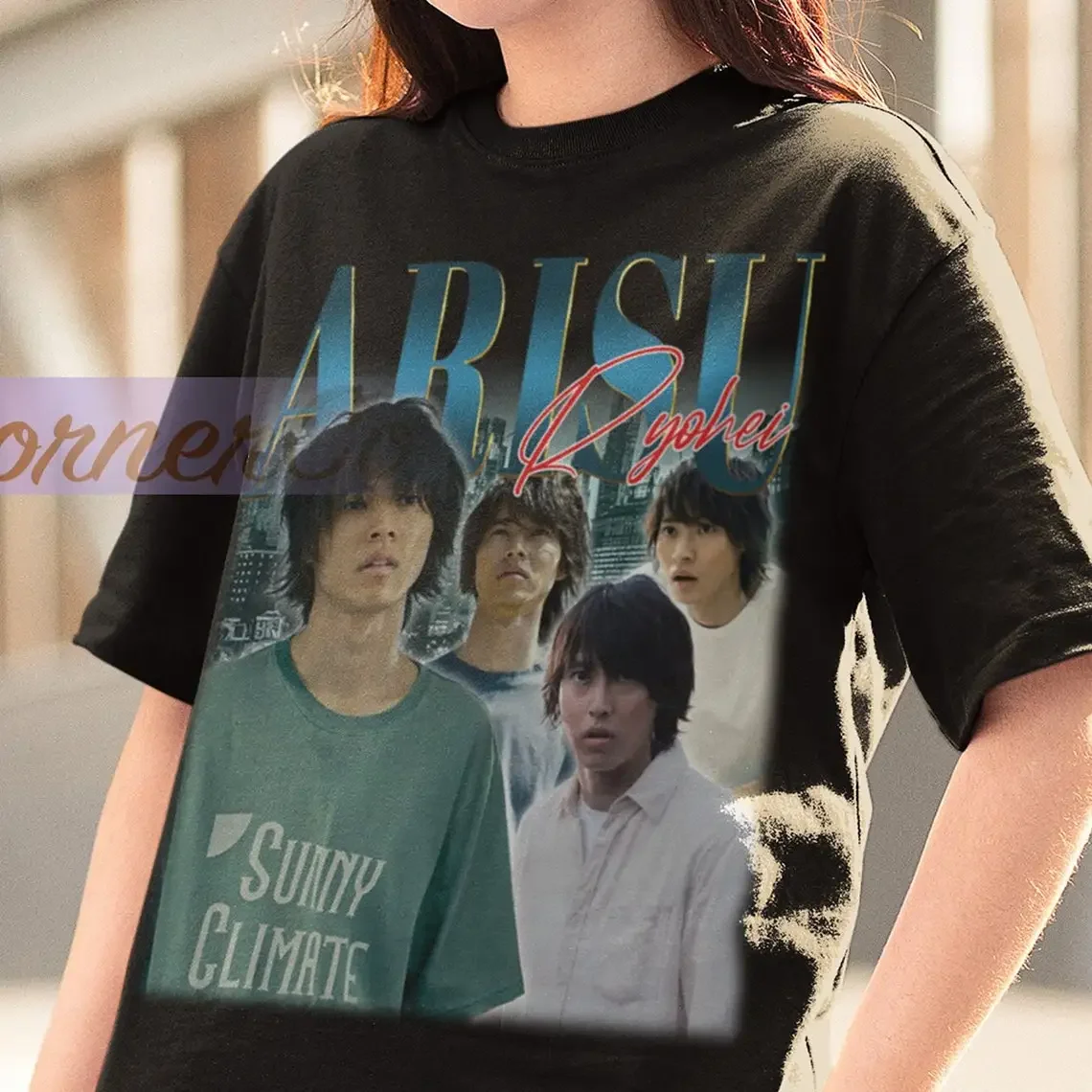 

ARISU RYOHEI Shirt Arisu Ryohei Homage T-Shirt Kento Yamazaki Alice In Borderland Vintage Retro 90s Merch Japanese Actor Tee