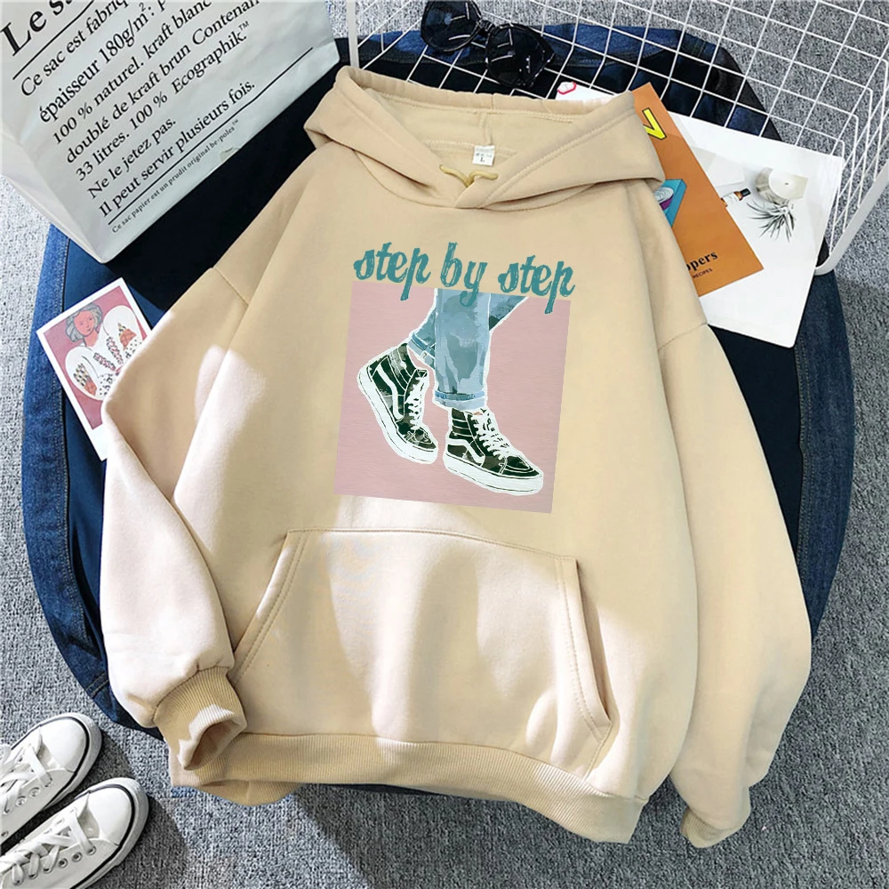 Illustration Of Girls' Casual Shoes Pattern Women Hoodie Loose Fashion Hoody Autumn Multicolor Streetwear Hip Hop Unisex Clothes