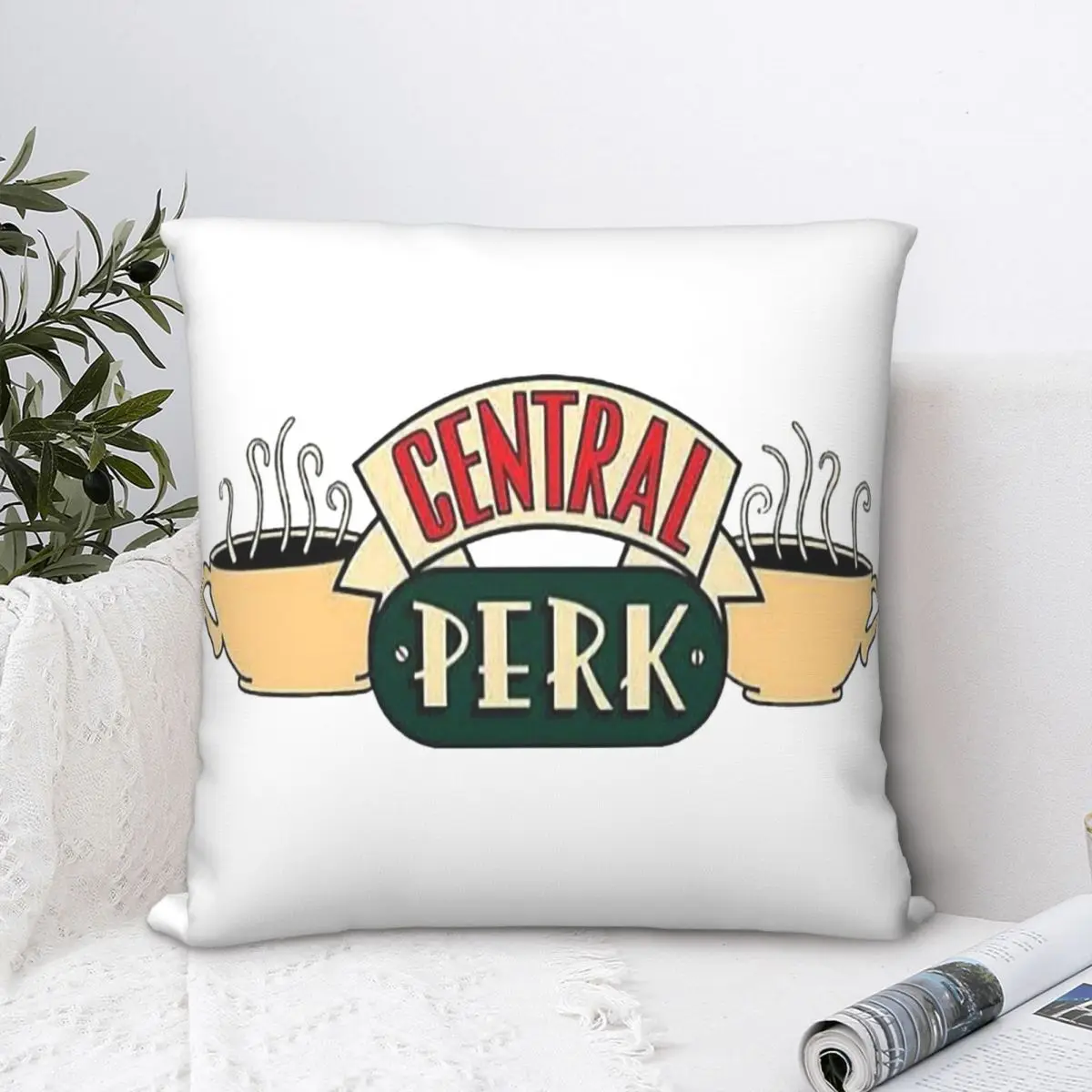 

Coffee Shop Throw Pillow Case Friends Chandler Muriel Bing TV Show Short Plus Cushion Covers For Home Sofa Decorative Backpack