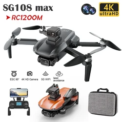 SG108 Max Drone Professional 4K HD Camera GPS 5G Wifi FPV Quadcopter Obstacle Avoidance Rc Aerial Brushless Foldable Dron 1200M