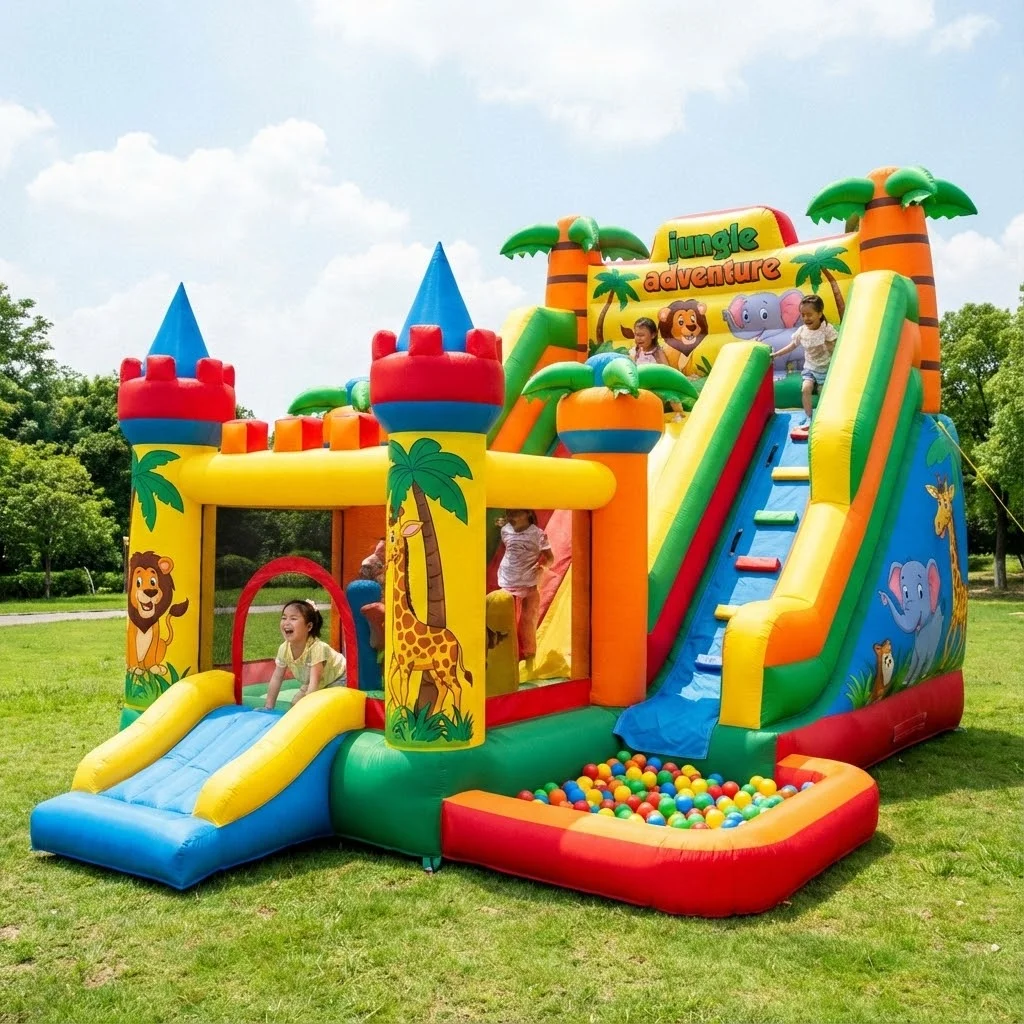 Commercial Grade Large PVC Inflatable Bounce House Slide Combo Durable Bouncy Castle Jumping Castle Jumper for Rental Business