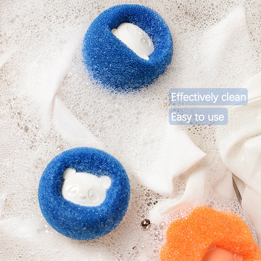 1-16 قطعة من الكرة السحرية القابلة لإعادة الاستخدام لإزالة شعر الحيوانات الأليفة، ملصق فلتر شعر الغسالة، مزيل شعر القطط، فراء الحيوانات الأليفة وصائد الوبر #3