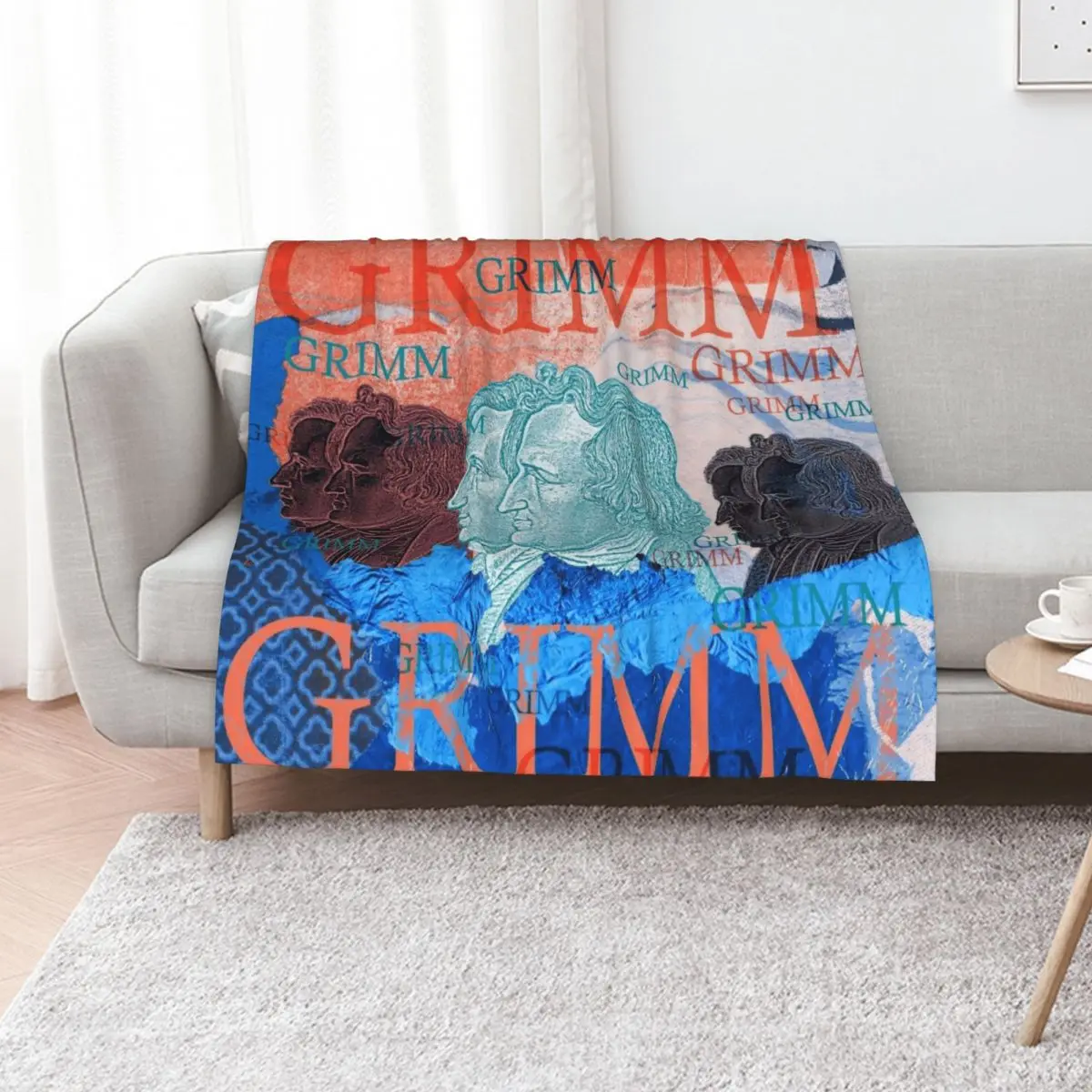 

Grimm Fairy Tale Portrait Throw Blanket Versatile Cozy Throw Blanket for All Occasions