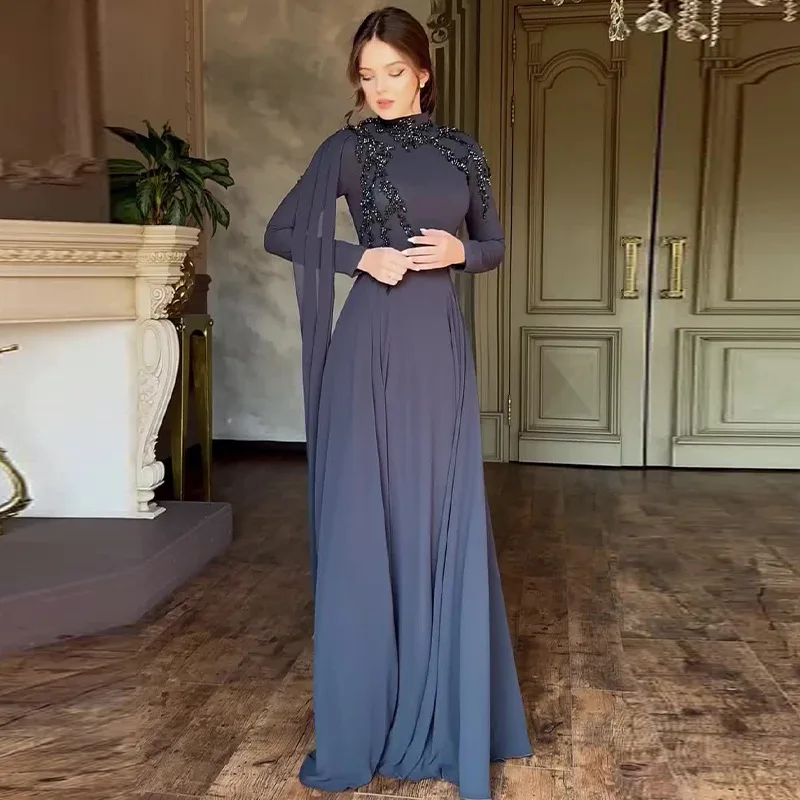 formal arabic dresses Burgundy Ball Gown Arabic Dubai Prom Dresses With Lace Appliques TBP02 –  TANYA BRIDAL main image 0