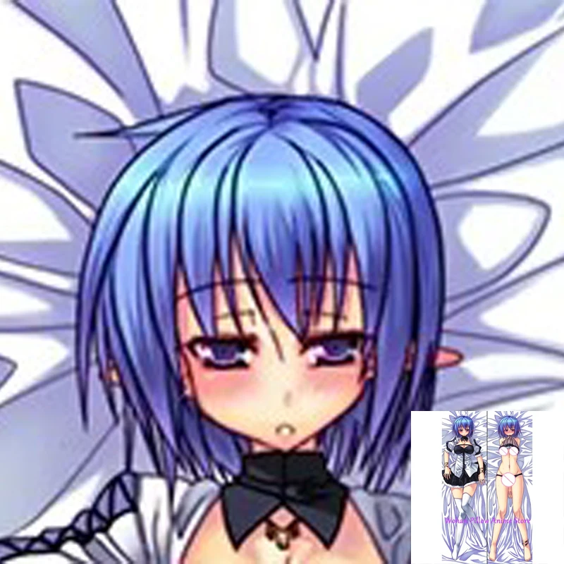 

Dakimakura Anime Pillow Cover Black Panties Double Sided Print Life-size Halloween Christmas Decoration
