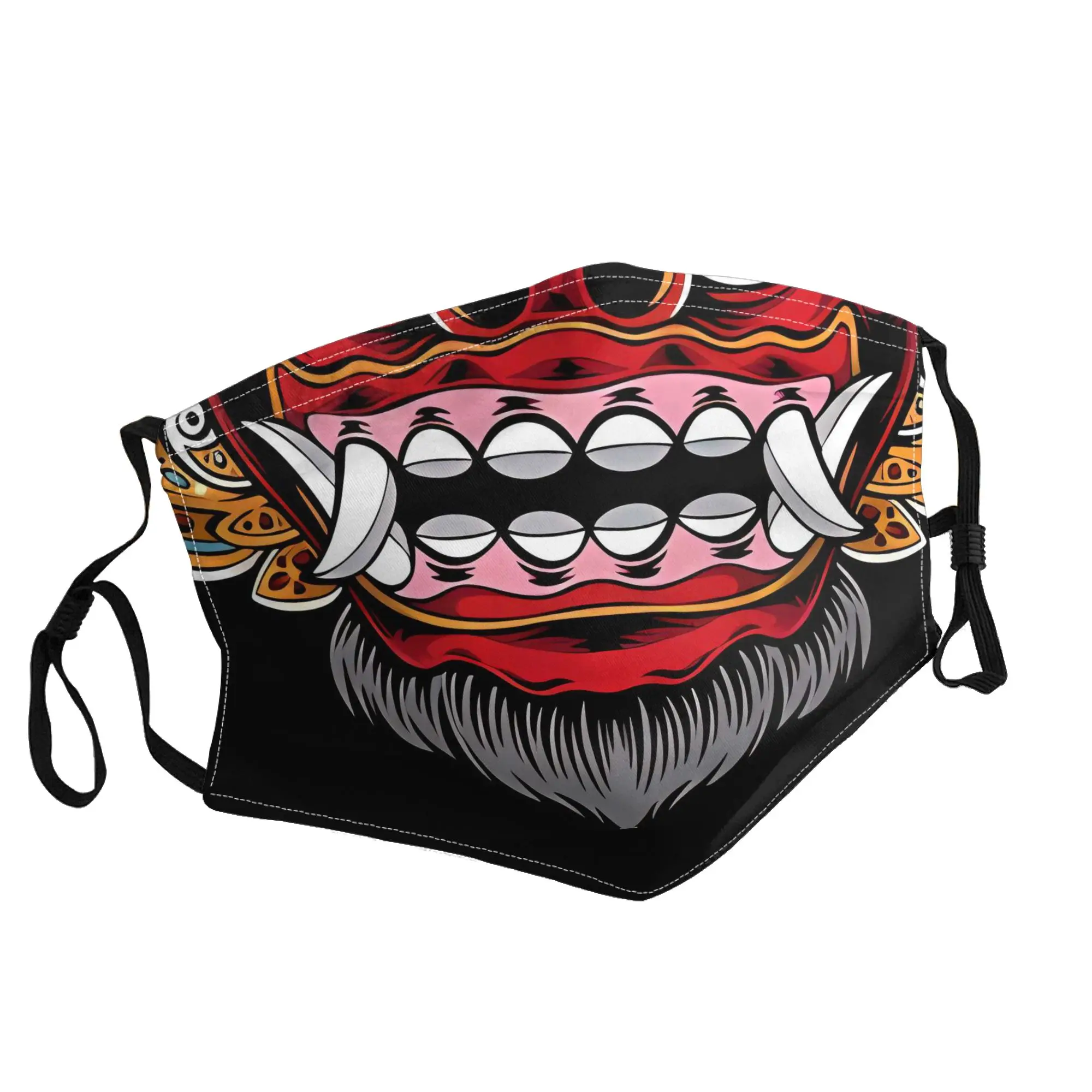 

Balinese Barong Mask Unisex Outdoor Fashion Printed