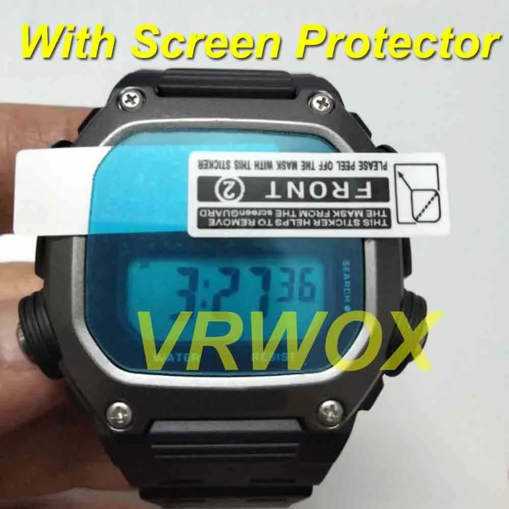 3 Pcs Protector For DW-291 DW-291H-1BVCF DW-291H-1AVCF DW-291H-9AVCF DW-291H DW291 Watch ClearTPU Nano Explosion-proof