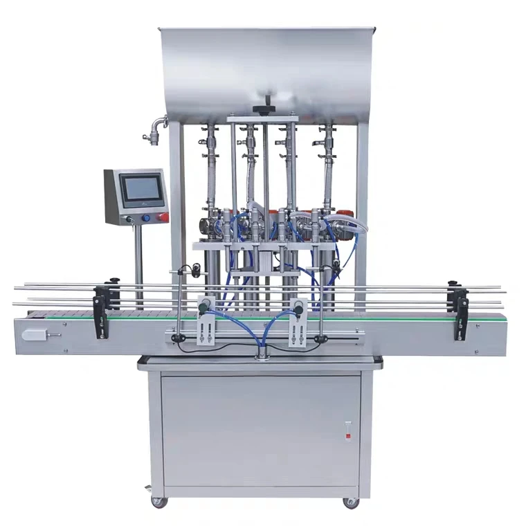 Automatic Milk Wash Liquid Sauce Bottle Capping Function Filling Machines