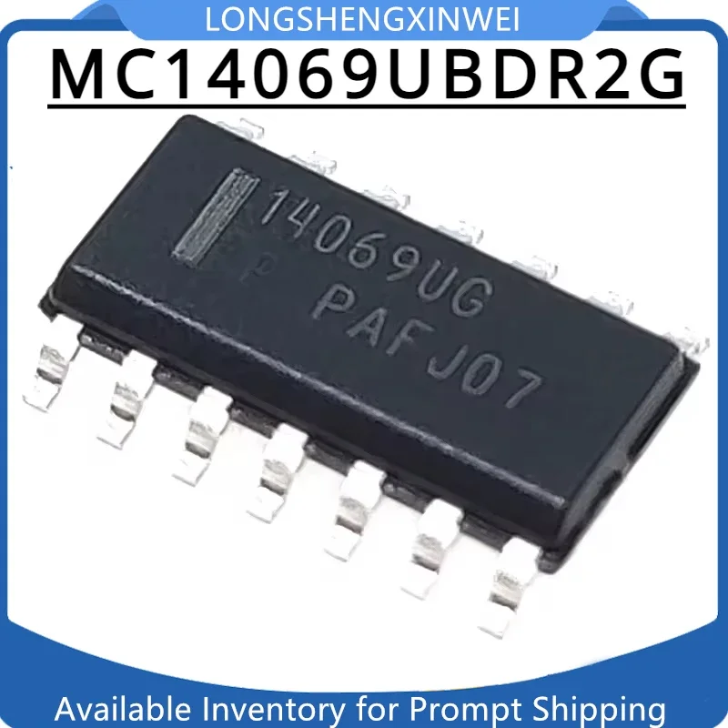 1PCS New Original MC14069UBDR2G 14069UG Grid and Inverter Chip Patch SOP14 Six-phase Inverter Chip