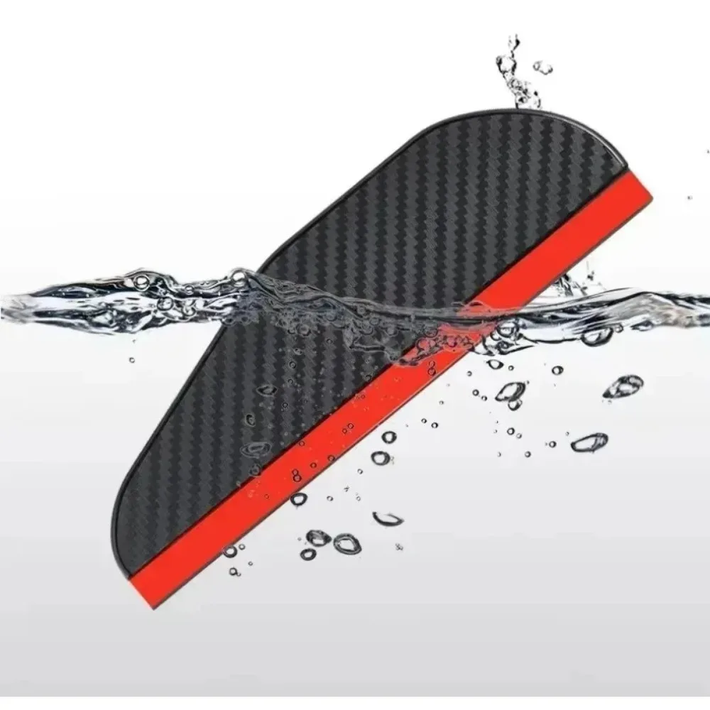 Accessories 1set Carbon Fiber for Car Rearview Mirror Rainy Shield Guard Visor Shade Eyebrow Auto