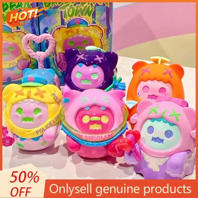 

Ручной орнамент для поиска единорога Shinwoo Bad Bear Urban Series, слепая коробка, фигурки, модные милые подарочные украшения на Хэллоуин