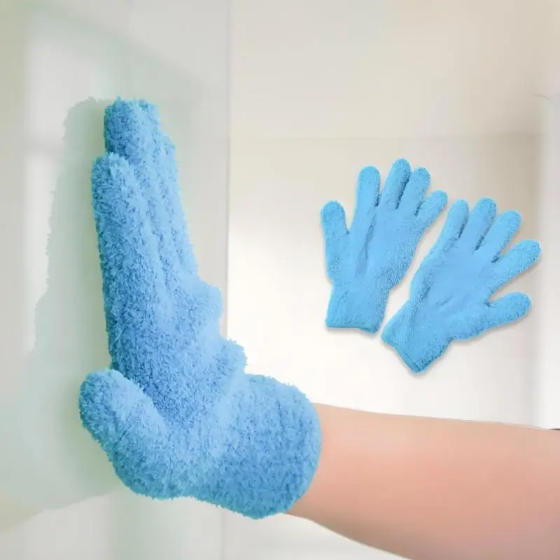 [THG] Microfiber Dusting Gloves Stretchable Breathable Cleaning Gloves For Car Boat RV Pool Home Kitchen Non Waterproof