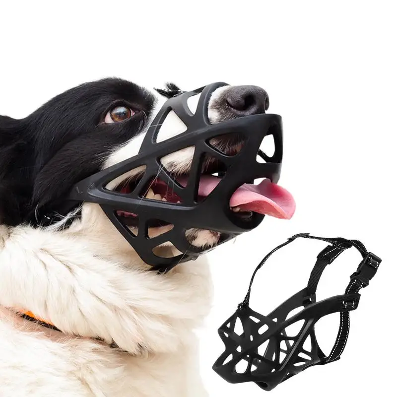 Large Dog Muzzle TPR Pet Dog Basket Muzzle Dog Breathable Basket Mouth Cover Pet Barking Biting Chewing Dog Mouth Guard Supplies